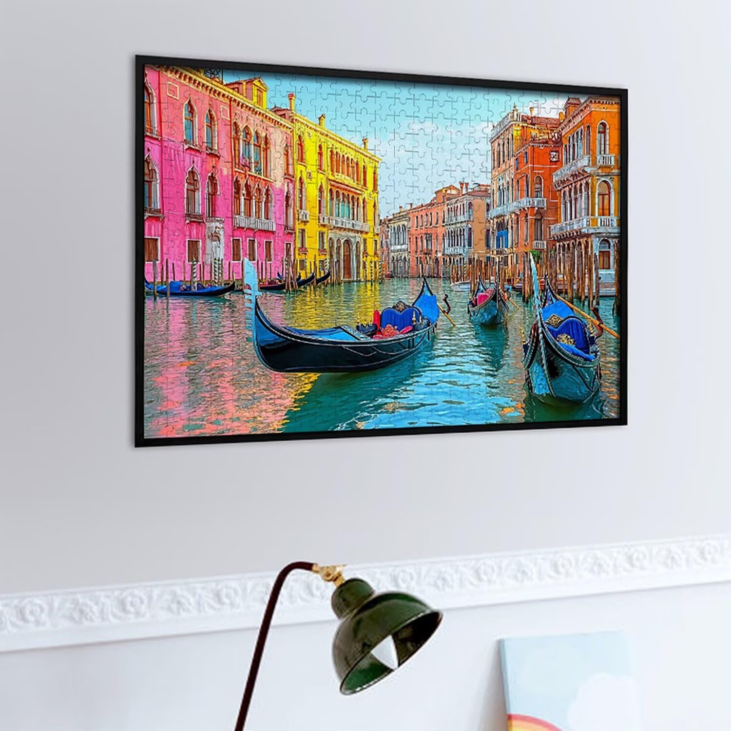 1500 Pezzi di Puzzle, Città dell'acqua di Venezia1500 Pezzi di Puzzle per Adulti, Regalo di Anniversario e Natale, Decorazione Della Casa, Prevenzione Della Degenerazione Cerebrale Negli Anziani v825