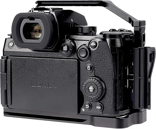 Miniatura 3 de Foto4easy s5ii jaula aparejo para cámara Panasonic LUMIX S5II sin espejo, incluye doble mango de madera lateral universal