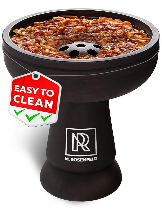 Black Silicone Hookah Bowl Set Silicone 7 Holes Hookah Head Bowl Premium Shisha Bowl Phunnel Hookah Bowls for