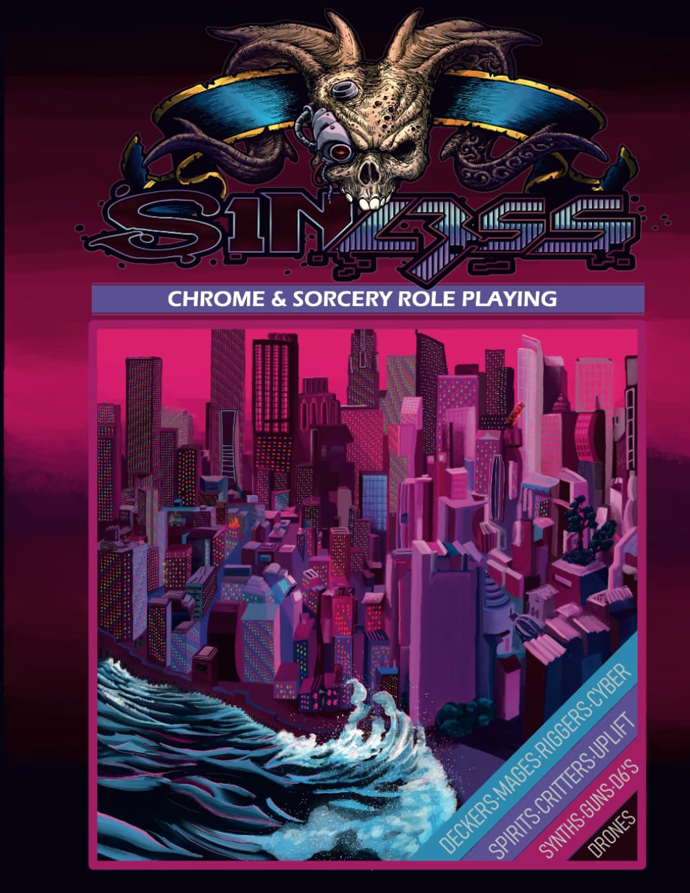 Sinless: Chrome & Sorcery Table Top Role Playing Game