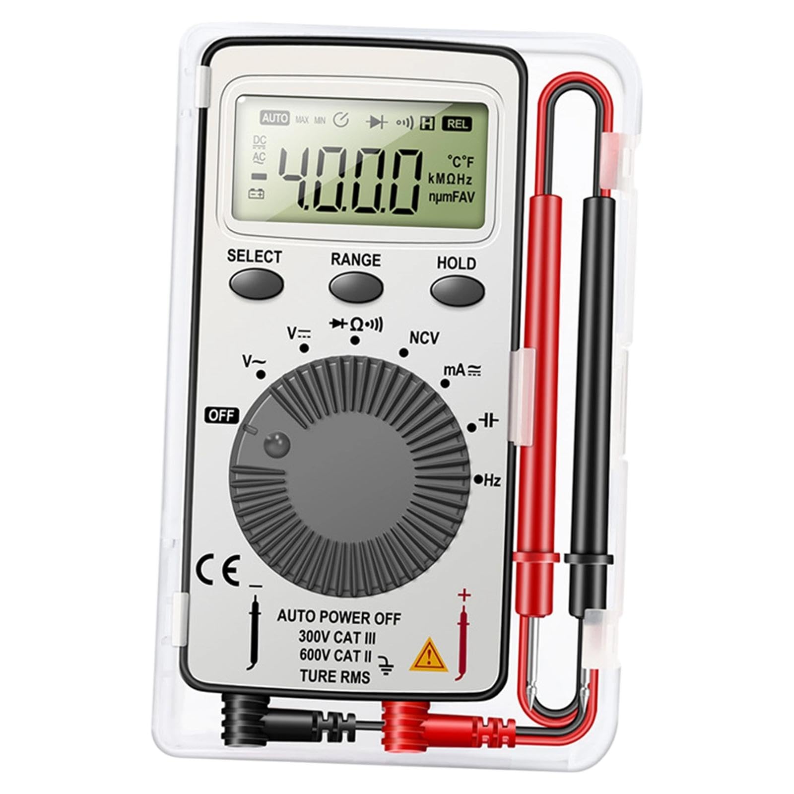 Digital Multimeter Current Meter Capacitance Resistance Test with Test Leads|Business & Industrial|Business & Industrial|1 Piece Digital Multimeter-image-6