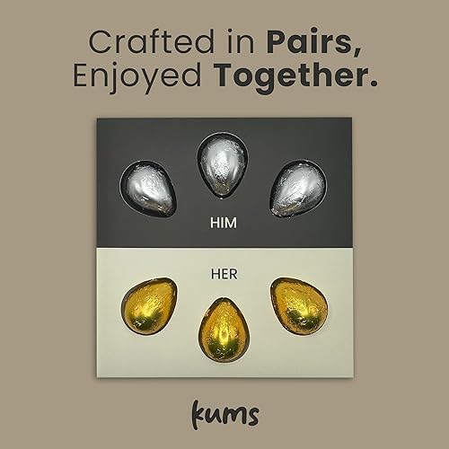 Miniatura 2 de Kums Pestañas de chocolate oscuro (1 caja) para hombres y mujeres