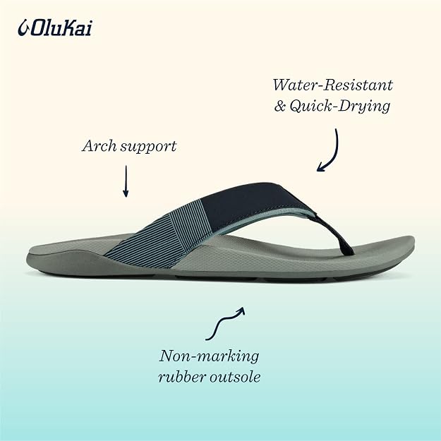 olukai mens flip flops amazon