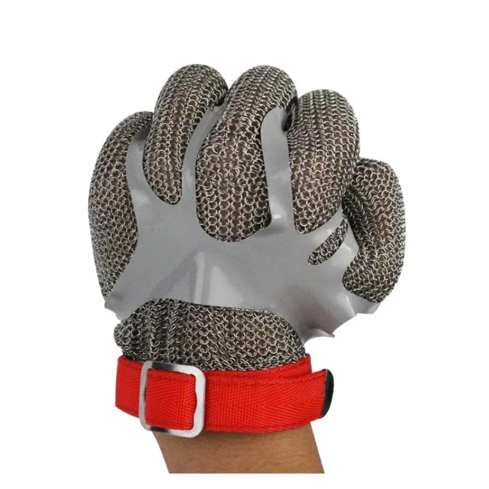 Guantes De Corte. Guantes De Trabajo Anticorte De 5 Niveles, Guantes De Seguridad De Alambre De Acero Inoxidable, Guantes De Trabajo Resistentes A Puñaladas, Corte De Metal Comodidad Adecuada(S white