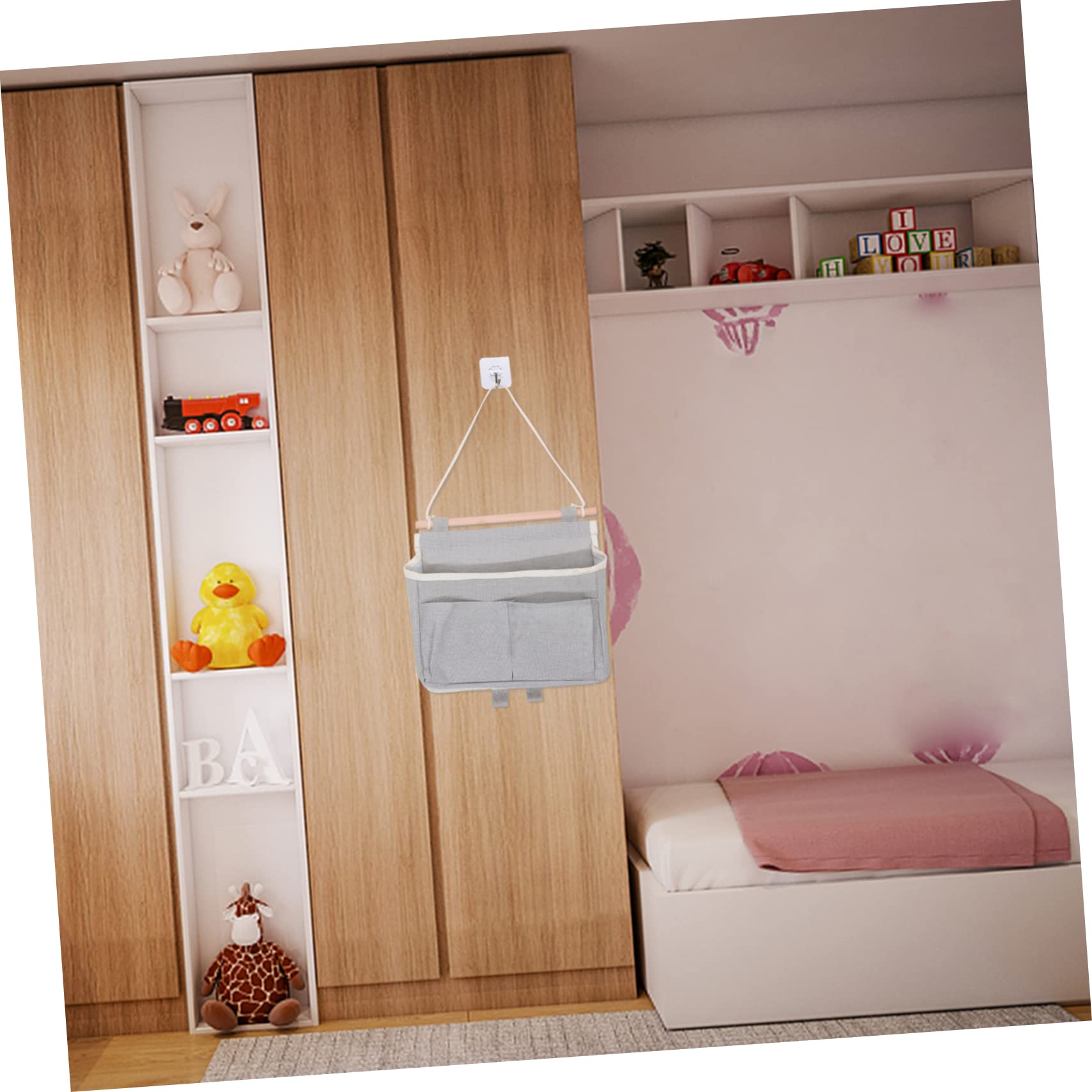 Zerodeko 5pezzi Organizer Da Appendere Per Casa Borsa Di Stoccaggio Multifunzionale Per Oggetti Pratica Per Cucina e Camera Da Letto