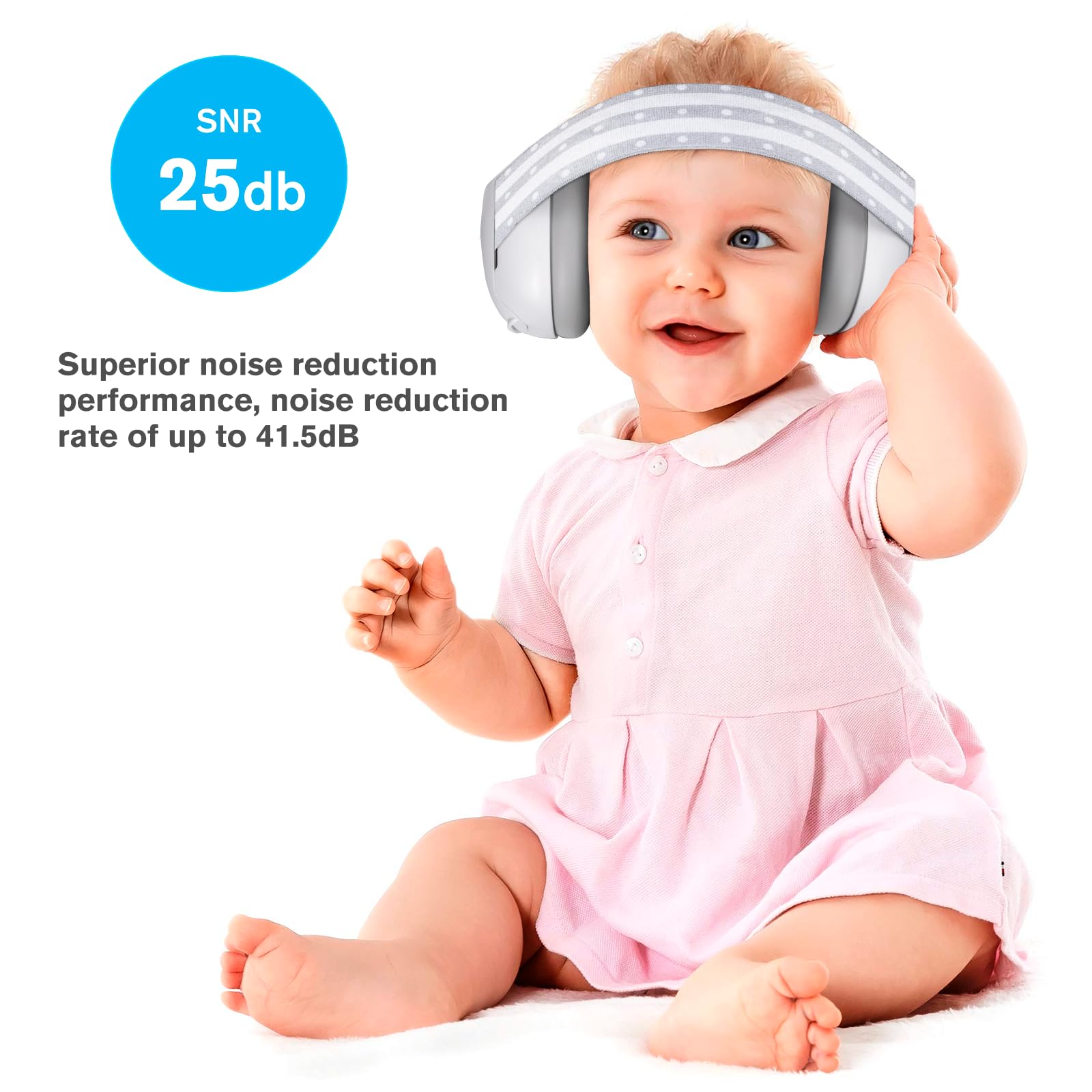 Carehabi Cuffie Rumore Bambini, Cuffie Bambini Antirumore Per Prevenire La Perdita Dell'udito, I Paraorecchie Sono Leggeri E Morbidi, Ideali Per L'uso Quotidiano E In Viaggio.