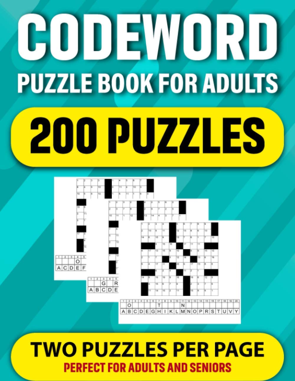 Codeword Puzzle Book For Adults: Sunday Codeword Puzzles For Senior Parents And Grandparents With Solutions To Enjoy Their Holiday And Travel Time