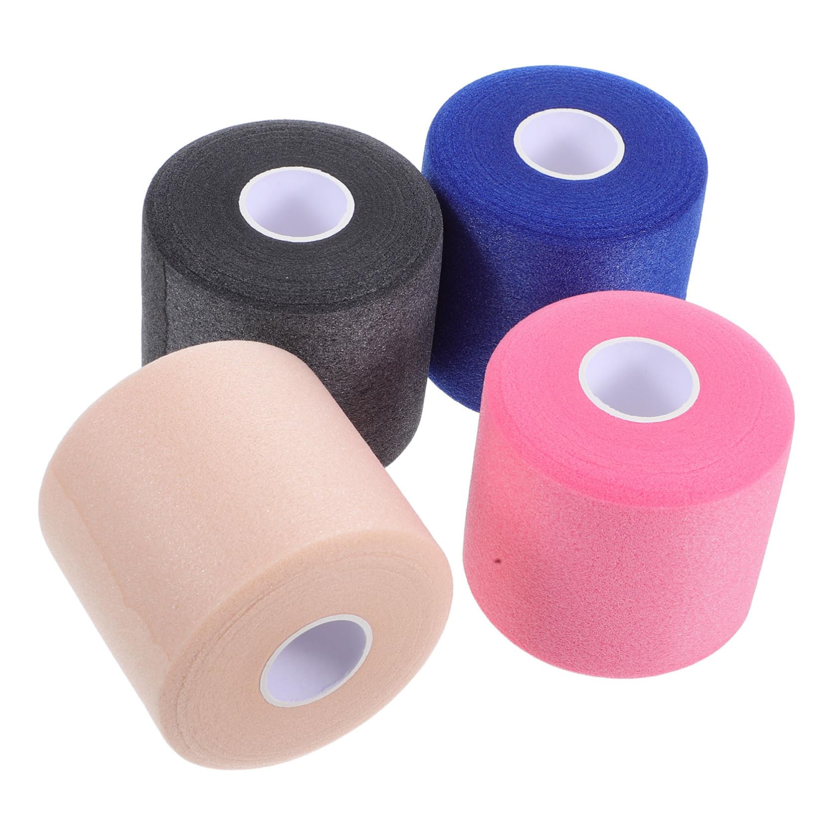 HAPINARY Elastic Sports Tape Set Black Tape for Ankle Wraps Team Badminton Grip Cushion Wraps for Ankles