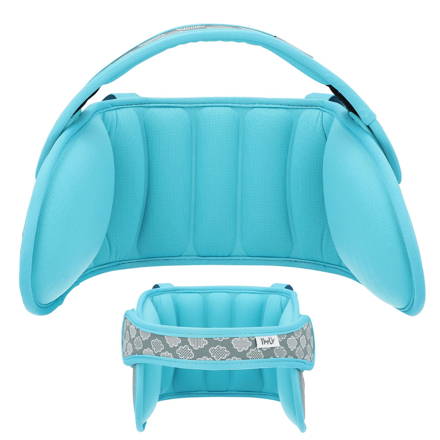 NAPUP Kids Head Holder for Car Seat – Adjustable Polyester Carseat Head Support for Toddler (Light Blue) — Amazon image 4