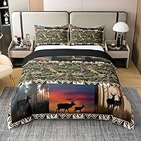 Vista 43 de Funda de edredón 100% algodón con vaca de las tierras altas floral, juego de ropa de cama de ganado toro tamaño completo, funda de edredón