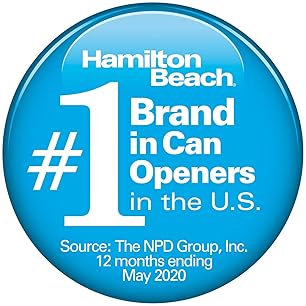 Hamilton Beach (76606ZA) Smooth Touch Electric Automatic Can Opener with Easy Push Down Lever