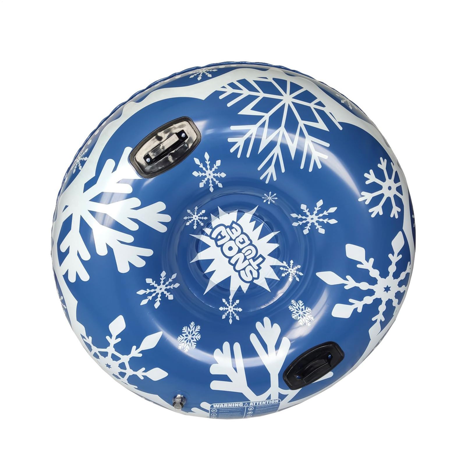 Tubo da neve gonfiabile – Slitta invernale blu scuro con manici | Tubo d'acqua da sci in PVC | Snow Rider leggero e durevole | Regalo di compleanno per adulti | Accessorio sportivo