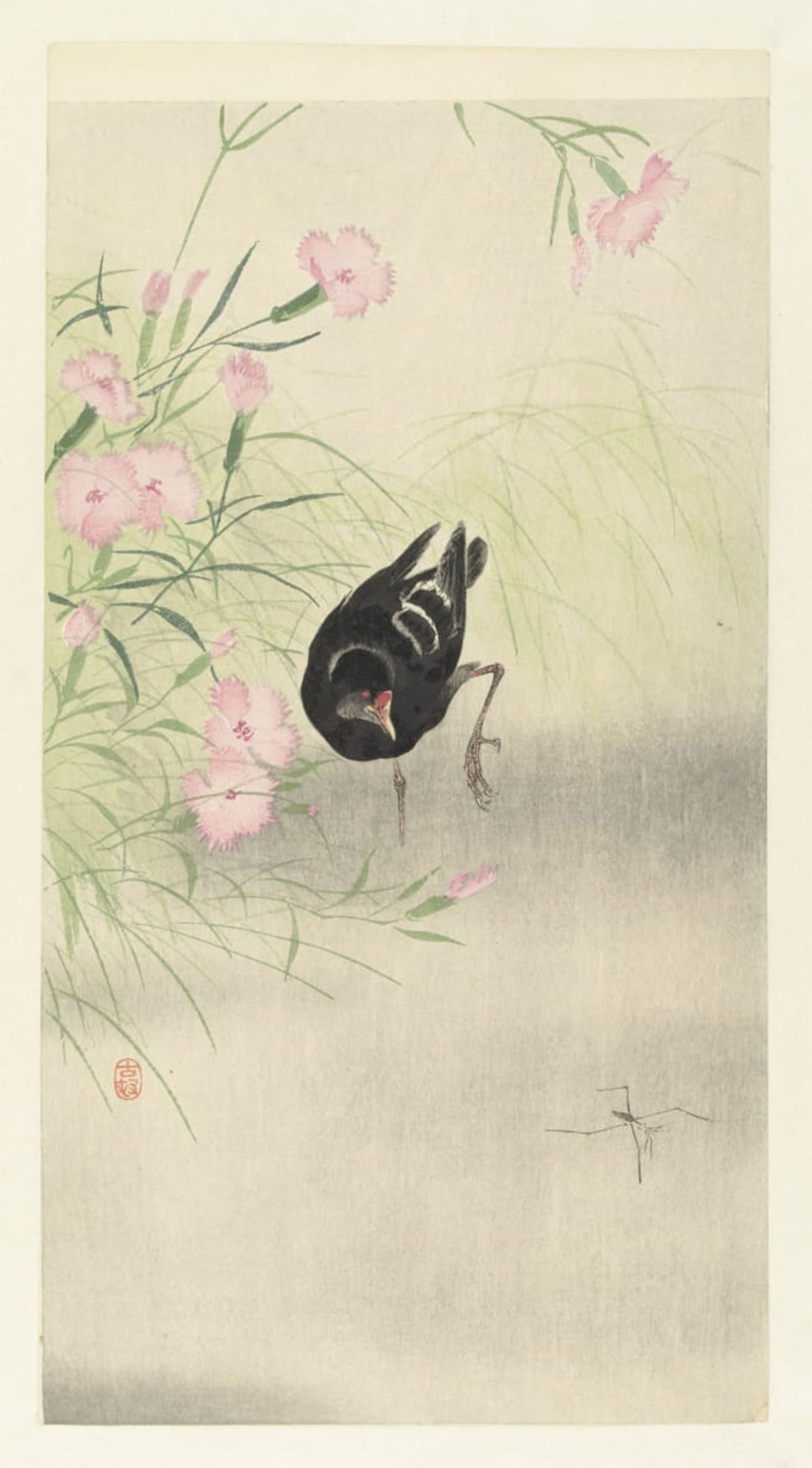 Art Mural Petits Oiseaux de Ohara Koson - Impression Moderne Premium 60x90