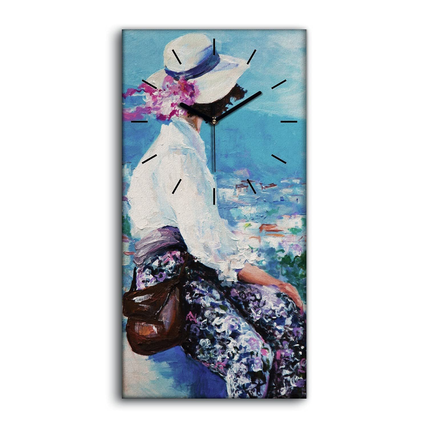 Horloge silencieuse sur toile pour supprimer le bruit dans la chambre