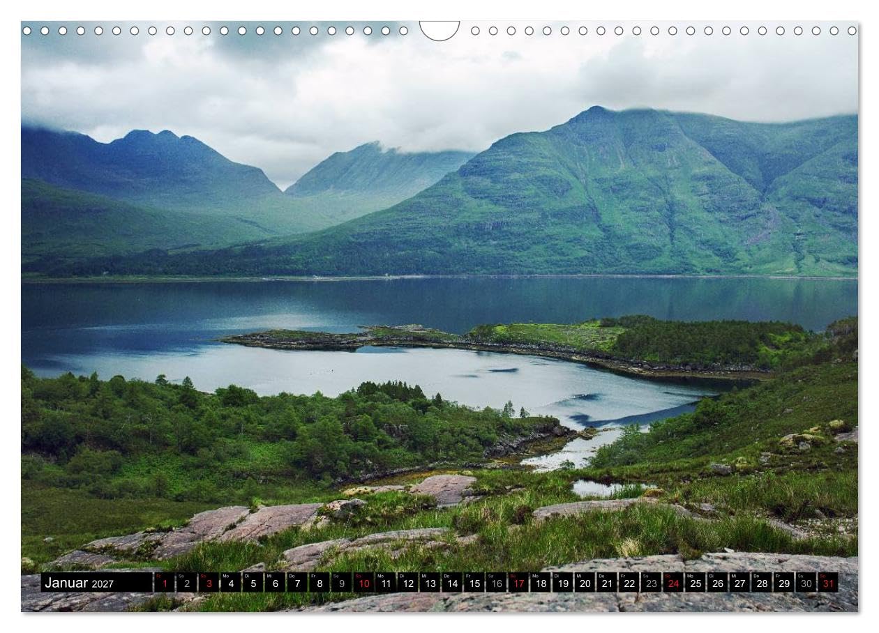 CALVENDO - Schottland, Atemberaubender Norden (Wandkalender 2027 DIN A3 quer), Monatskalender: Überwältigende Landschaftsaufnahmen aus Schottlands hohem Norden