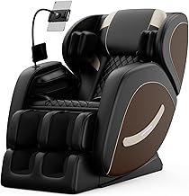 2026 Massage Chair for Full Body 4D Zero Gravity, with Body Scan & Heat Therapy, SL-Track Shiatsu Foot Rollers, Yoga Stretch, Heating Function, for Home Office Use Brown