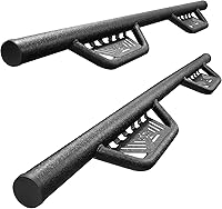 BINARYSTAR 5.5" Drop Side Steps for 2019-2026 Chevy Silverado/GMC Sierra 1500 Crew Cab & 2020-2026 2500HD/3500HD - Rust-Proof Running Boards