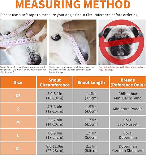 Miniatura 3 de Bozal para perro, bozal estampado para mascotas para perros pequeños, medianos y grandes, antimordeduras, ladridos, masticar, malla de aire,