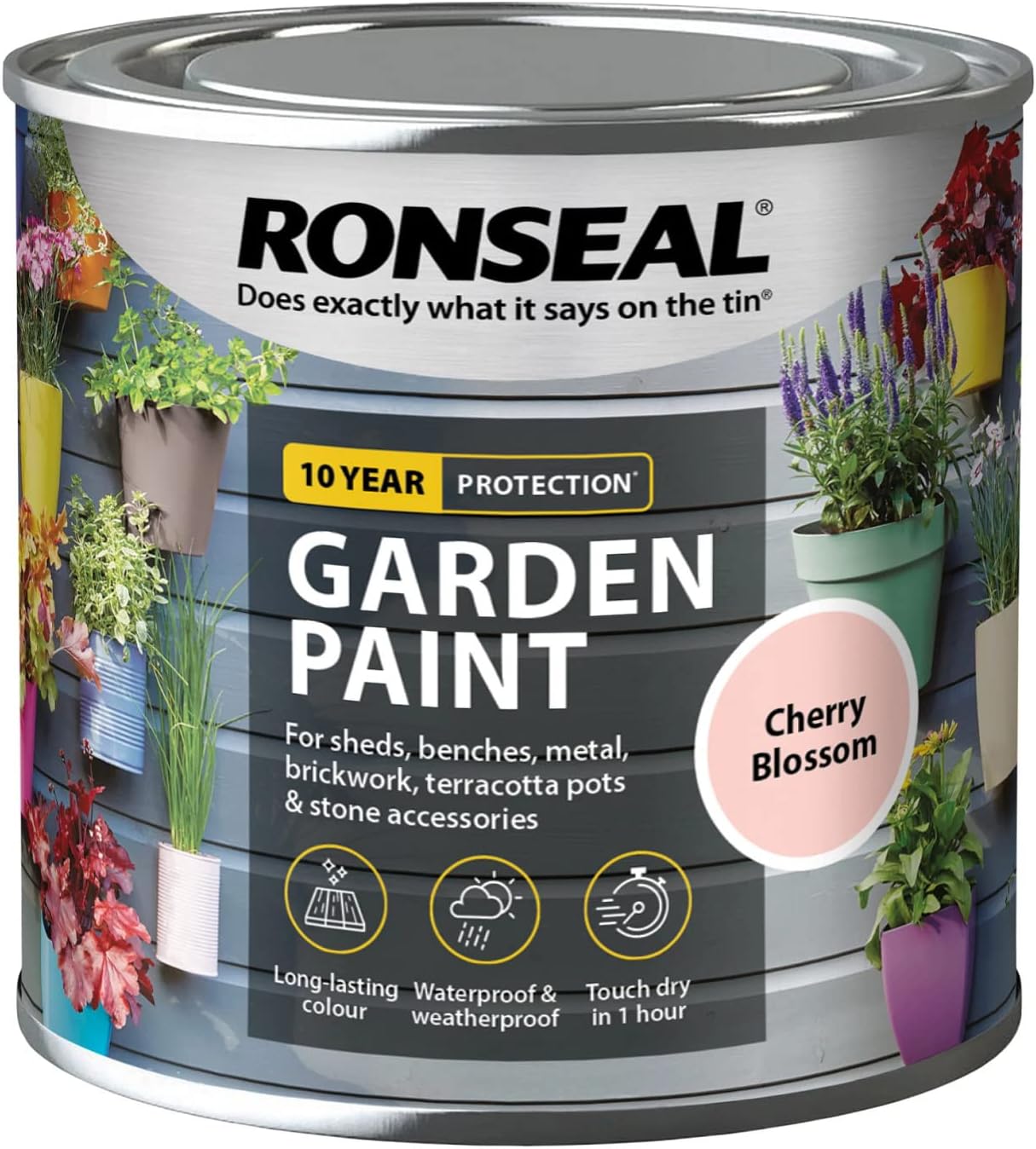 Ronseal RSLGPCB250 250 ml Garden Paint Cherry Blossom Amazon.co.uk