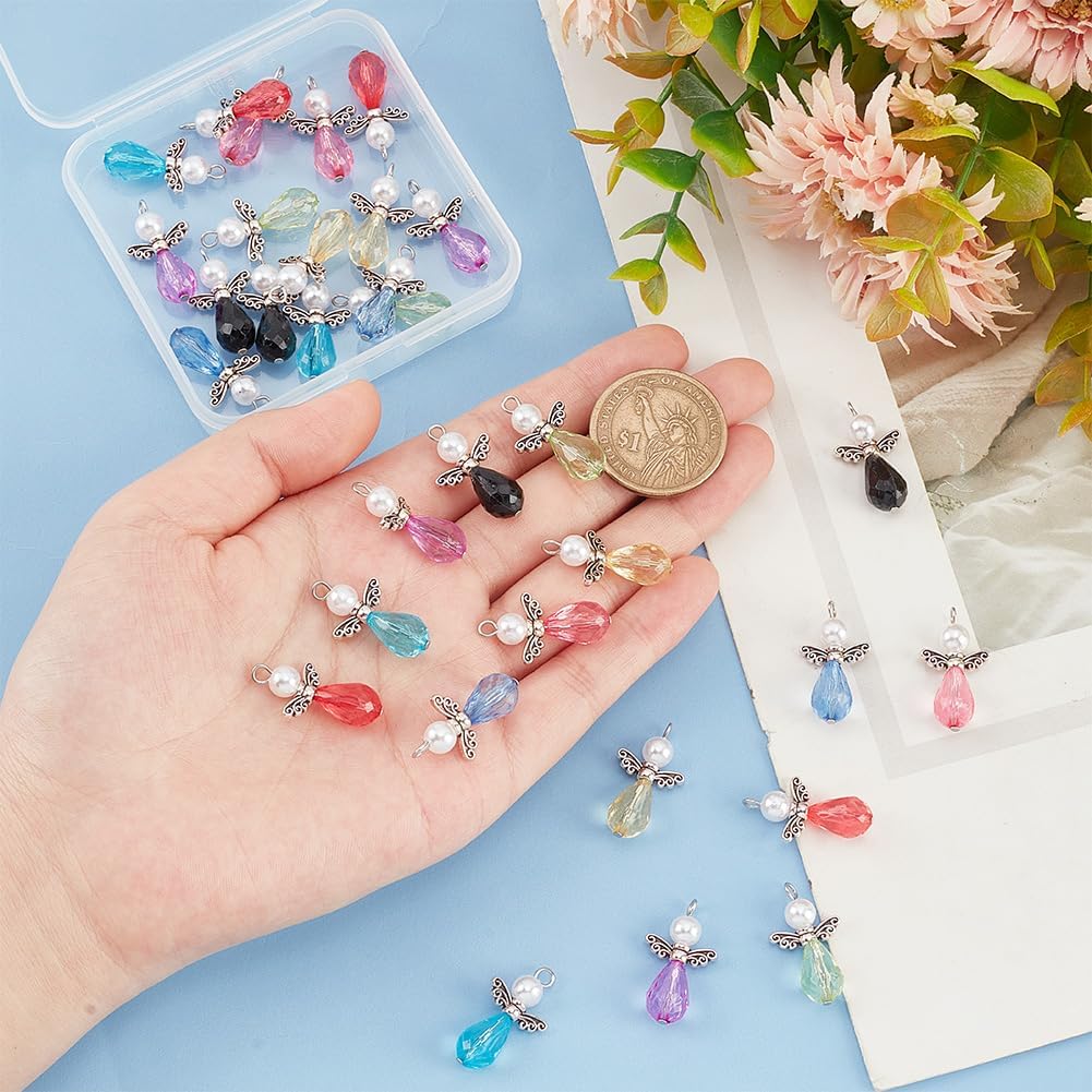 PH PandaHall Angel Wing Charm for Jewelry Making - Image 3