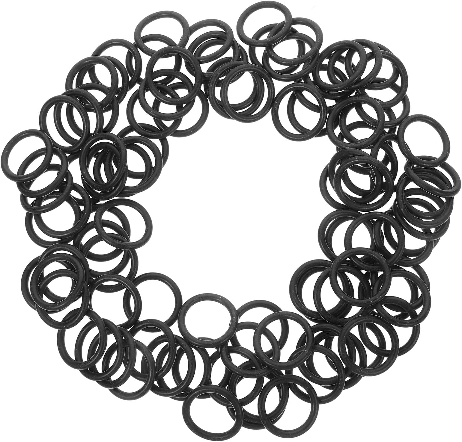 150pcs Fire Extinguisher O-Ring Gaskets Rubber Mount Kit for 1kg Bottles, Nitrile Rubber Washer Replacement Compatible with Fire Extinguisher Bracket and Water Filter