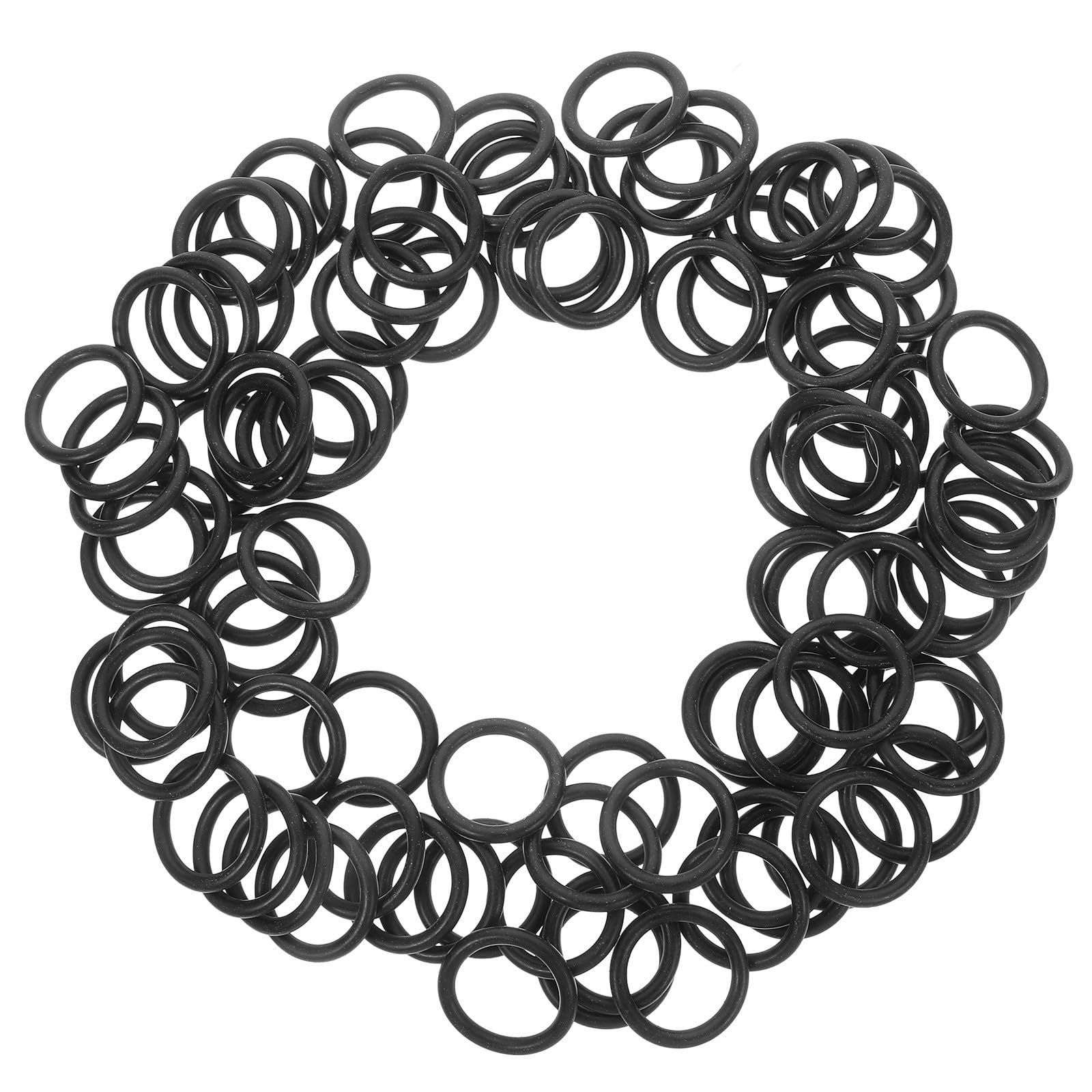 150pcs Fire Extinguisher Rubber O-Ring Gaskets, 1kg Bottle Neck Gasket Rings, Heat-Resistant Rubber Sealing Washers for Fire Extinguisher Stand and Propane Tank Seal Replacement