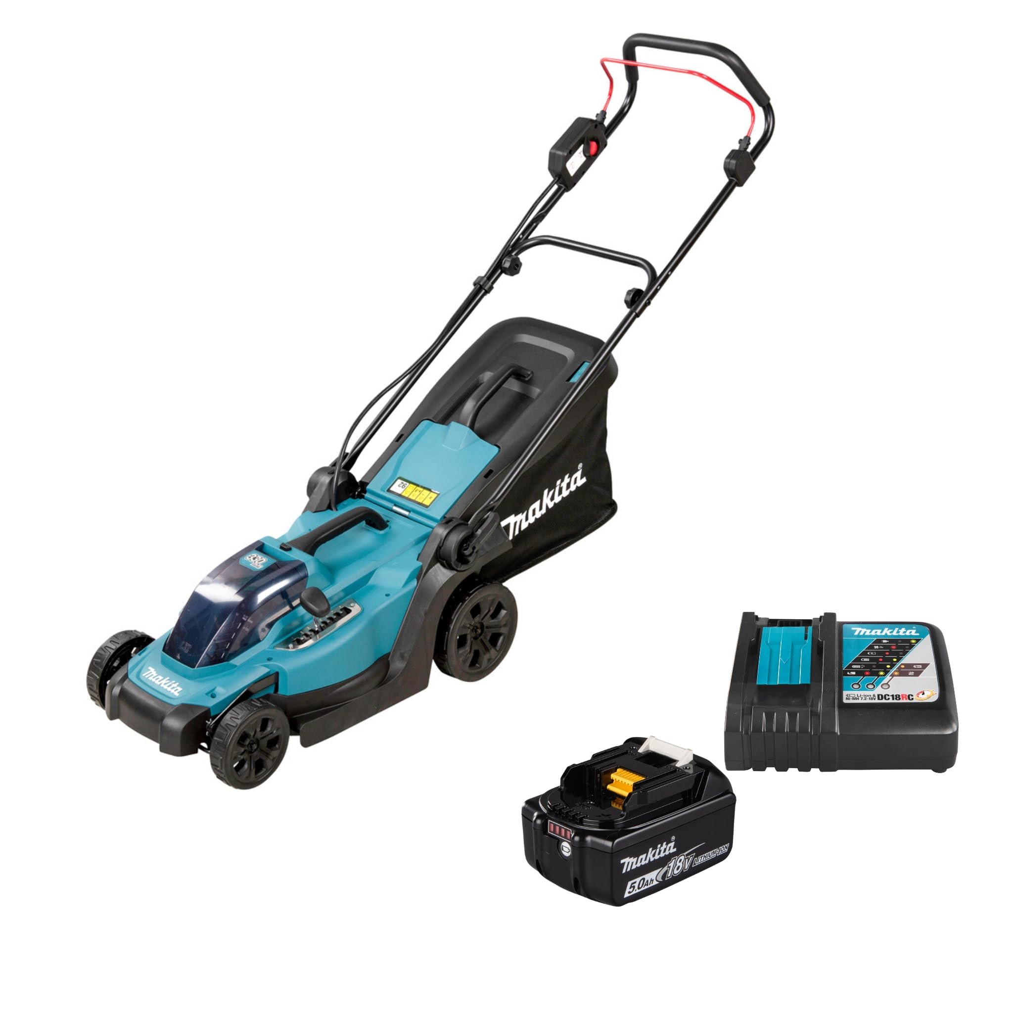 Makita  LXT Lawnmower 33cm 18V 1 x 5.0Ah Li-ion