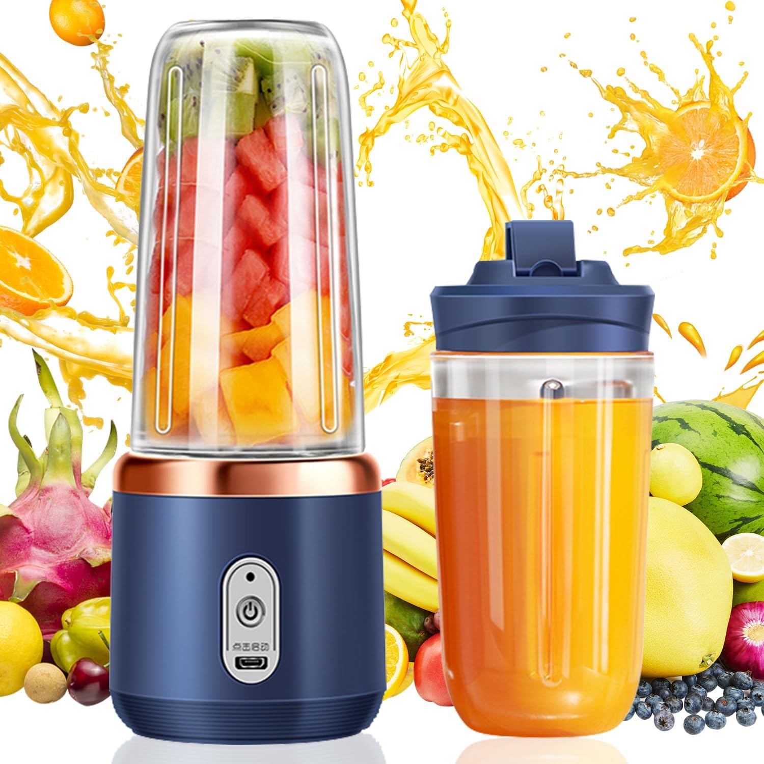 Portable Blender,Personal Size Blender Juicer Cup,Mini Blender,Blender
