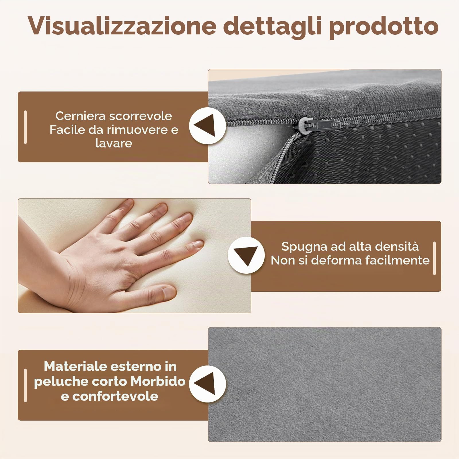 Poggiapiedi scrivania regolabile in 3 altezze, poggiapiedi antiscivolo con morbida tasca per schiena, gambe, fianchi discomfort in rilievo, schiuma 30D, poggiapiedi ergonomici per ufficio e casa