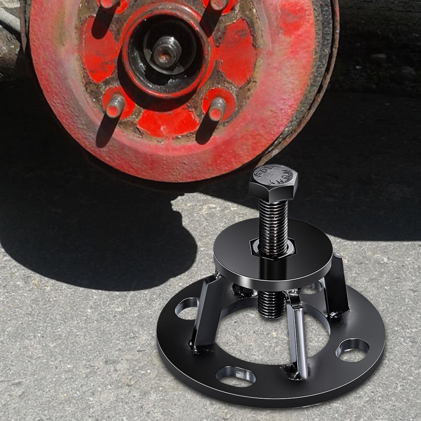 Extracteur de tambour de frein - Extracteur de moyeu de roue multifonction - Outil d'entretien polyvalent pour les débutants, les amateurs et les professionnels