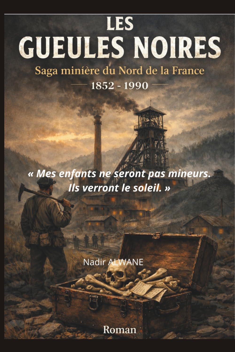 LES GUEULES NOIRES: Des ténèbres de la mine aux lumières des étoiles : six générations d'une famille du Nord portées par une promesse immortelle.