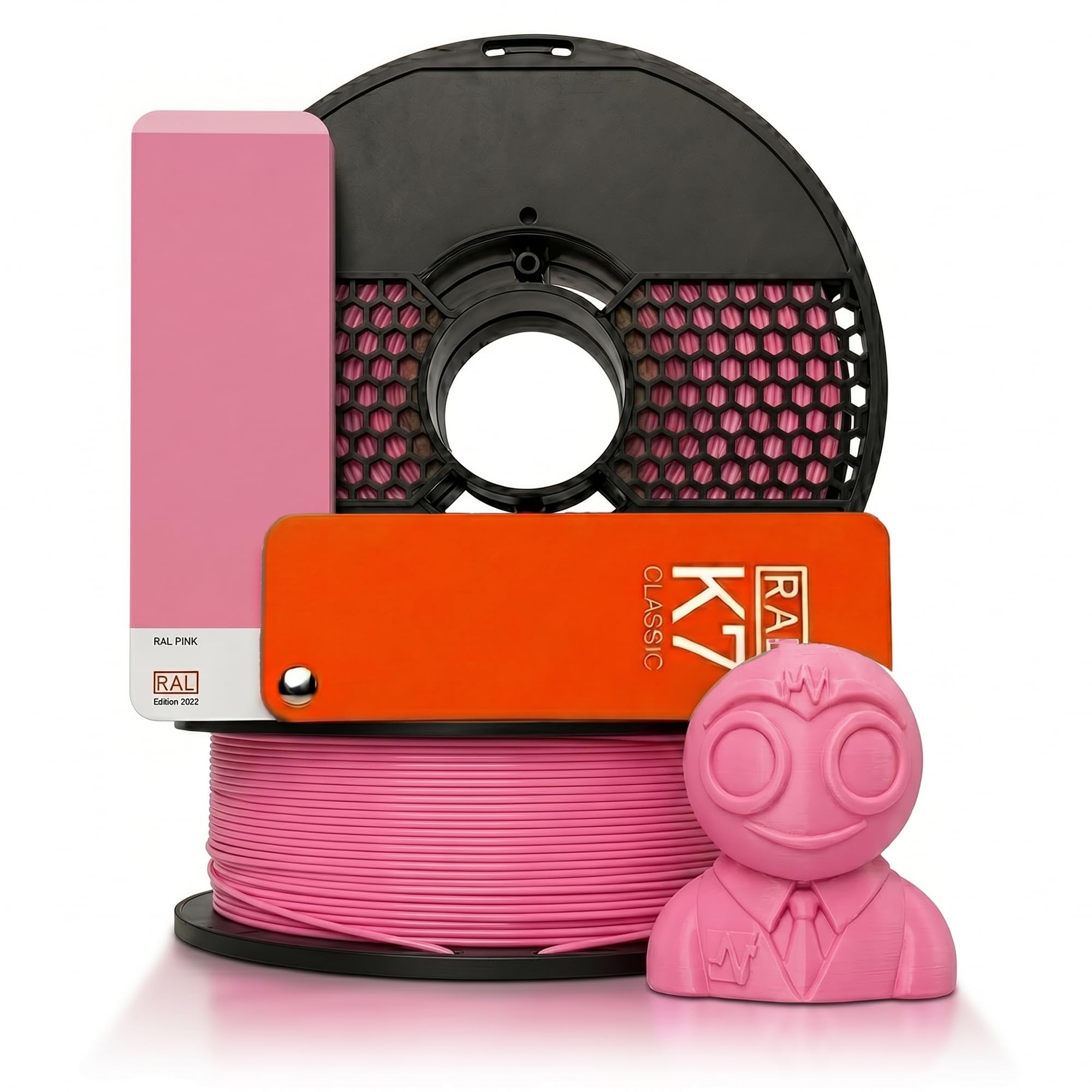 NFIL3D 1KG Net Rpla Pink 3D Printer Filament | Filaments for 3D Printer| 1.75mm| Accuracy - +/- 0.015mm | 1000g 3D Filament, 250g Spool & 350g Packaging Weight (Total Weight 1.6KG)-picture-10
