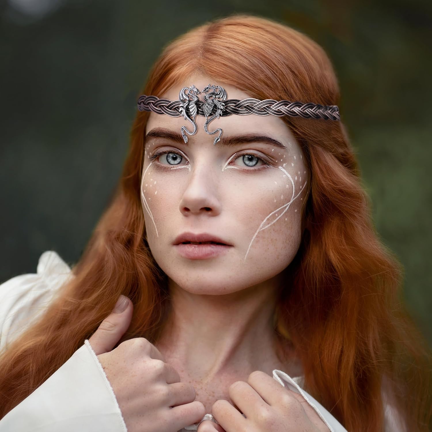 Circlet Crown Fairy Viking Headpiece Celtic Tiara Headband for Men Women Hair Accessory Cosplay Renaissance