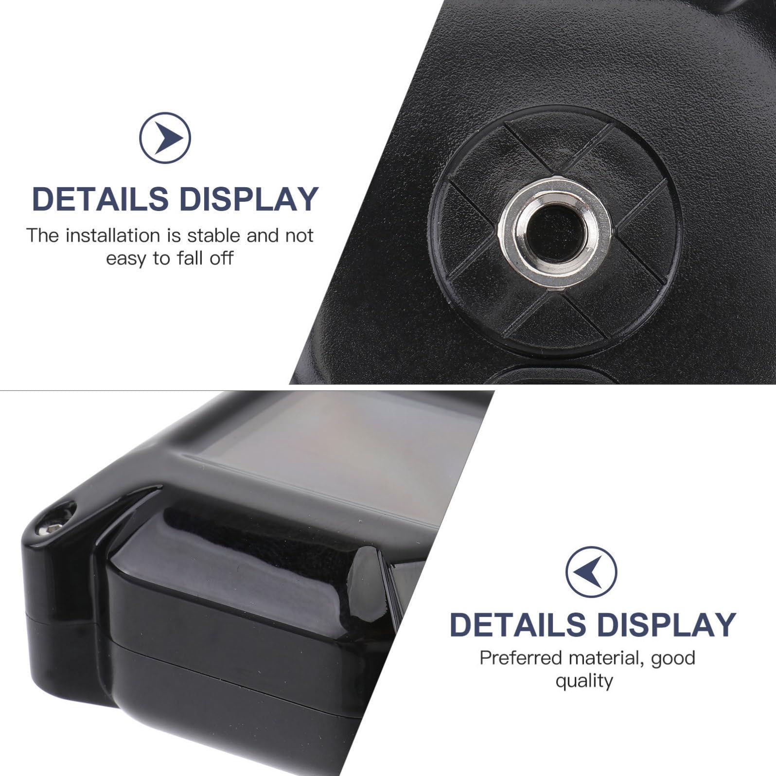 iplusmile Capteur de Pression des Pneus pour Voiture Noir en Plastique