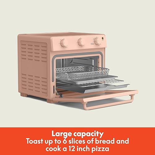 Miniatura 2 de bella Horno tostador Air Fry, 7 opciones de cocción preestablecidas, bandejas revestidas EverGood aptas para lavavajillas, apagado automático de 60