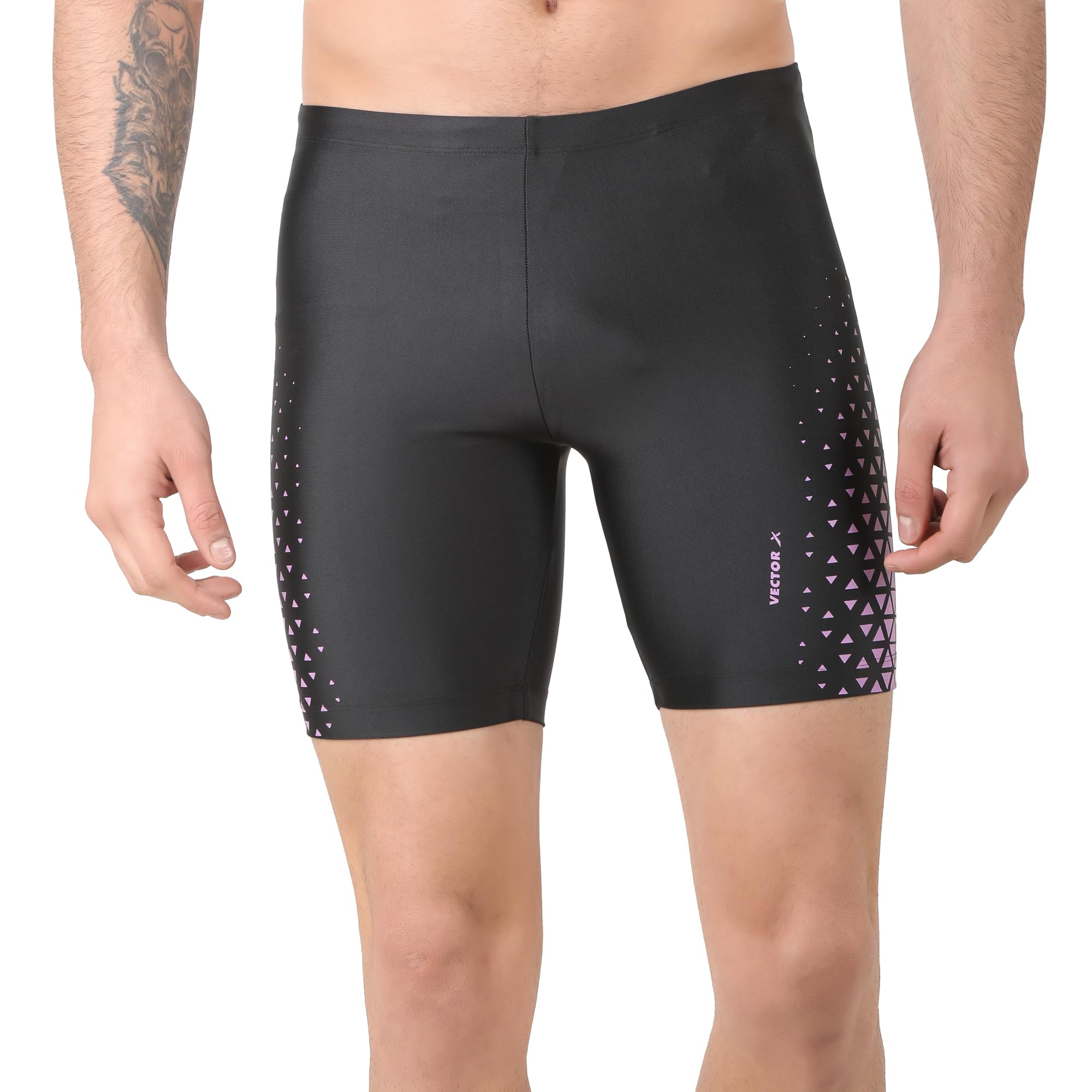 Vector X OMCS-342 Men Printed Compression Multi-Purpose Shorts (Training,Innerwear,Athletic,Swimming,Skating,Cycling,Fitness)