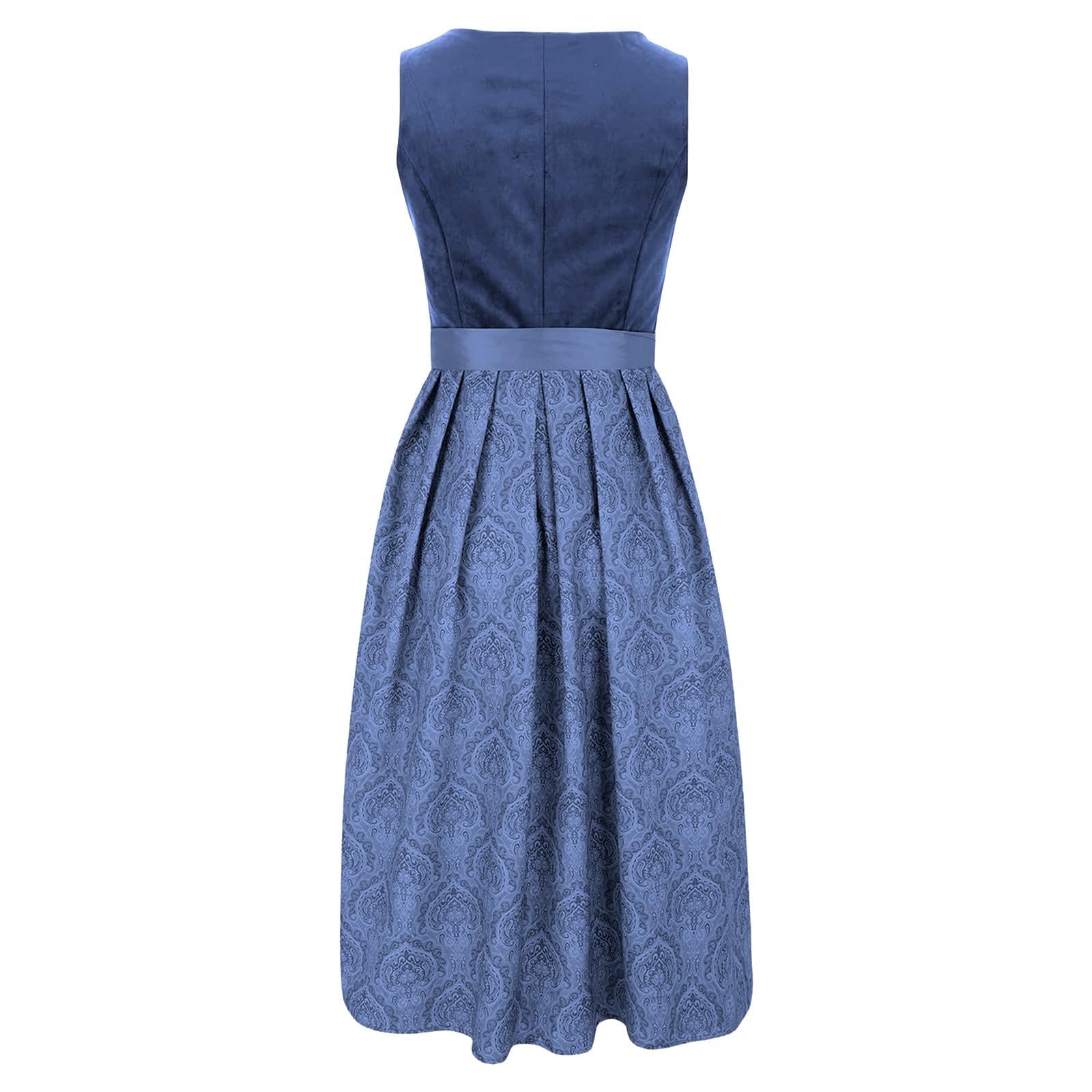 Dirndl Damen Dirndelkleider Oktoberfest Damen Outfit Dirndl-Komplettsets Midi Dirndl Lang Grosse Grössen Wiesn Outfit Trachtenkleid für Volksfest