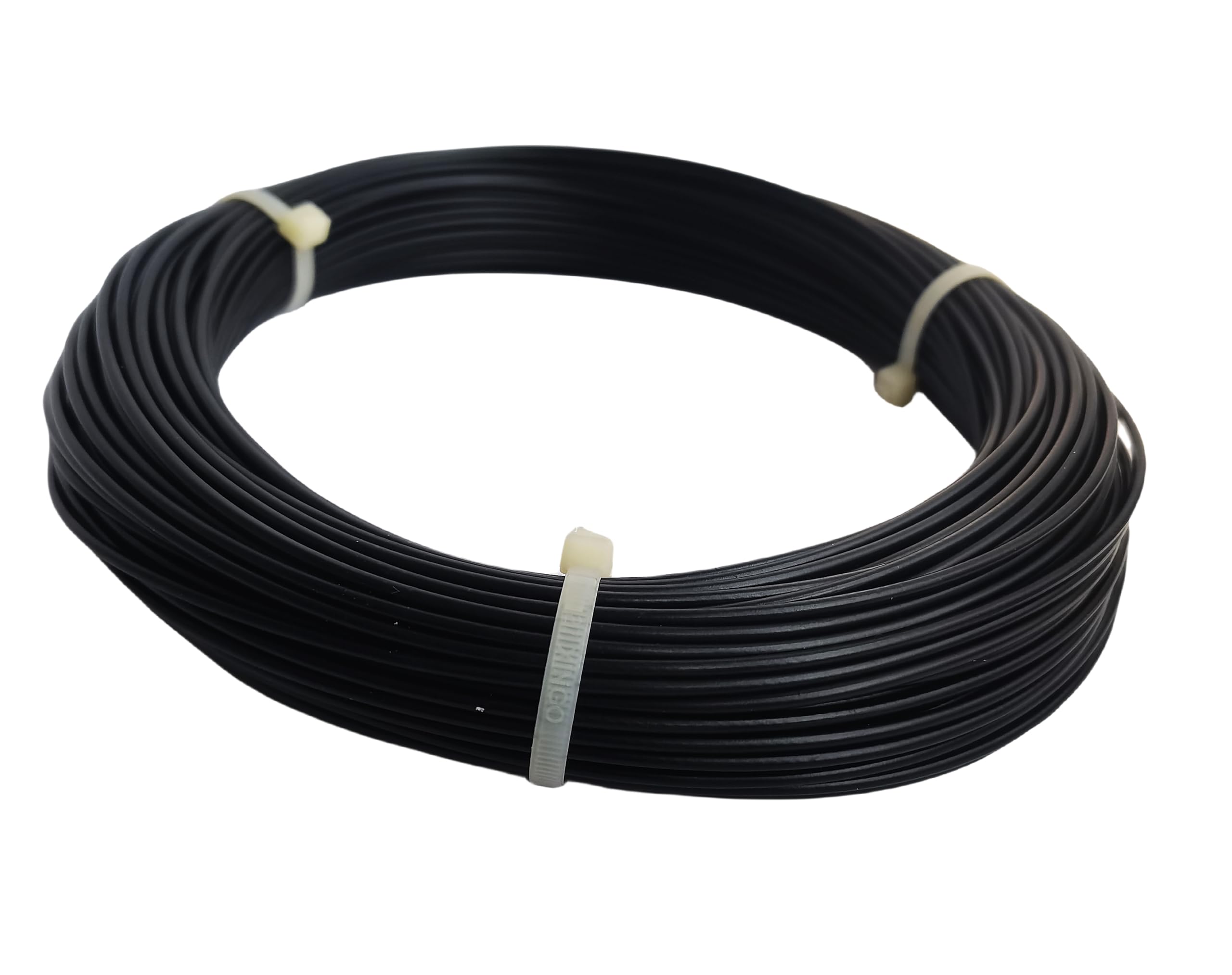 164FT Black Vinyl Coated 304 Stainless Steel Wire Rope - 7x7 Strand Core?1/16