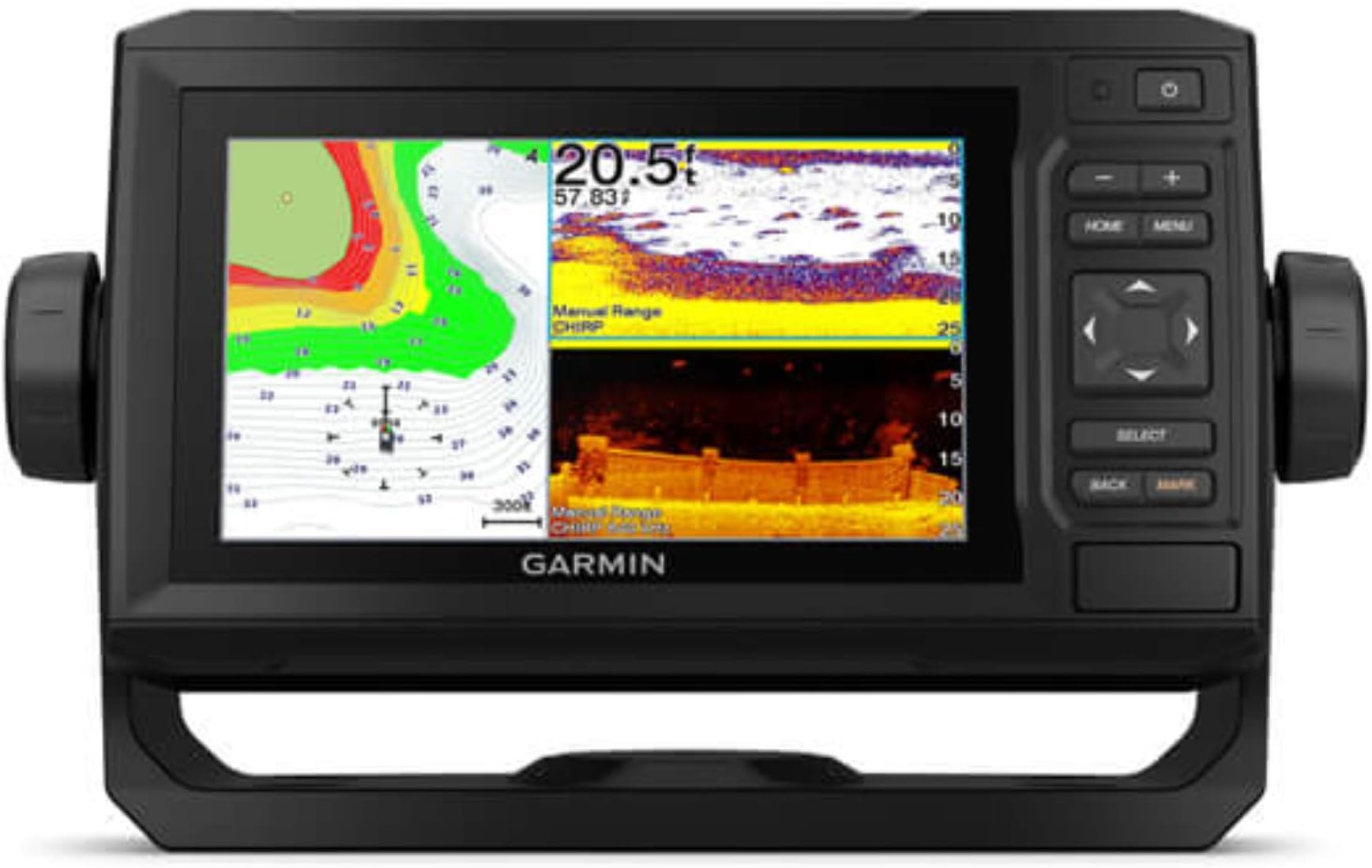 Echomap 63Cv UHD with U.S. LakeVü G3 and GT24UHD-TM Transducer