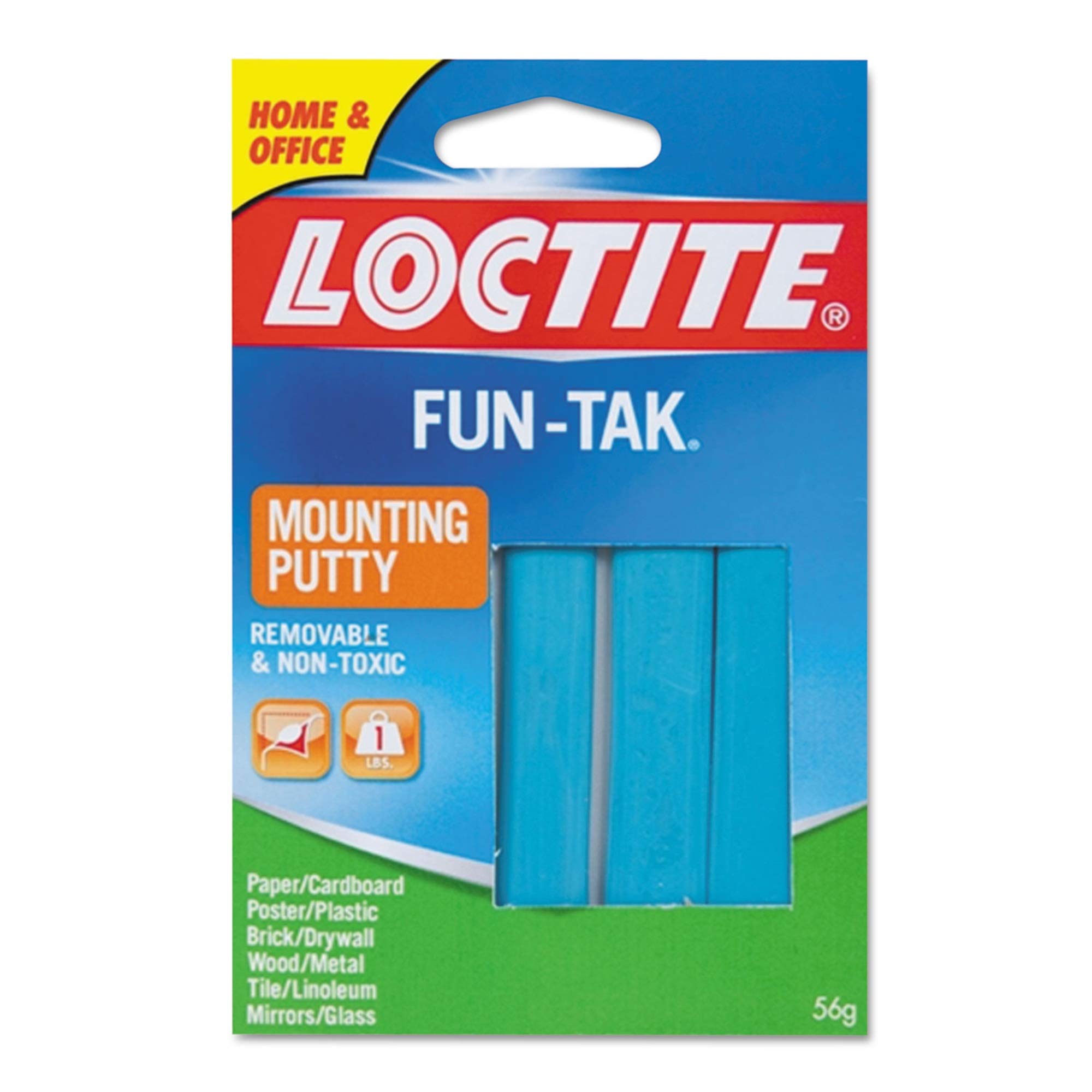 Photo 1 of **PRE-OPENED /MISSING 25% OF PUTTY**** Locite 1270884 Fun-Tak Mounting Putty, 2 oz, Blue