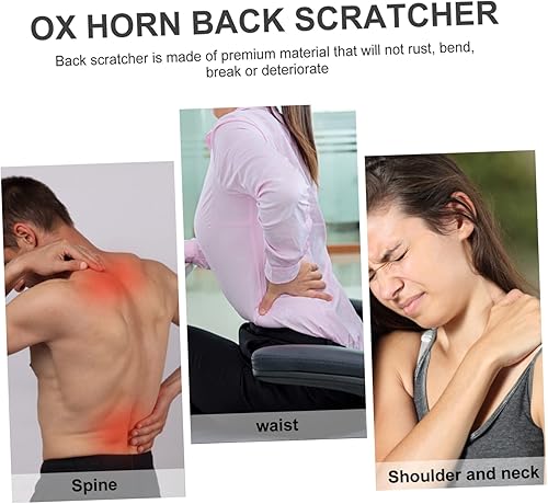 Miniatura 8 de Hemoton Rascador de espalda para hombre, regalo natural, decoración del hogar, decoración del hogar para hombres, rascador de espalda de madera,