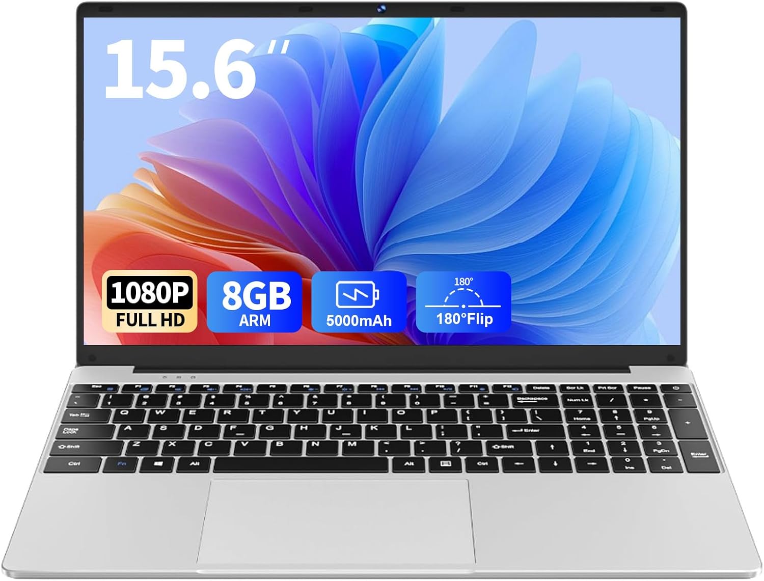 15.6″ School Laptop,Compatible With Windows 11 Laptop Computer for Business ,8GB RAM 256GB SSD,Intel N4000, FHD 1920 x 1080 Screen,MS Office,WiFi,BT4,2xUSB3.0,Long Battery Life Student Computer