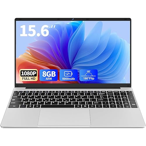 15.6" School Laptop,Compatible With Windows 11 Laptop Computer for Business ,8GB RAM 256GB SSD,Intel N4000, FHD 1920 x 1080 Screen,MS Office,WiFi,BT4,2xUSB3.0,Long Battery Life Student Computer