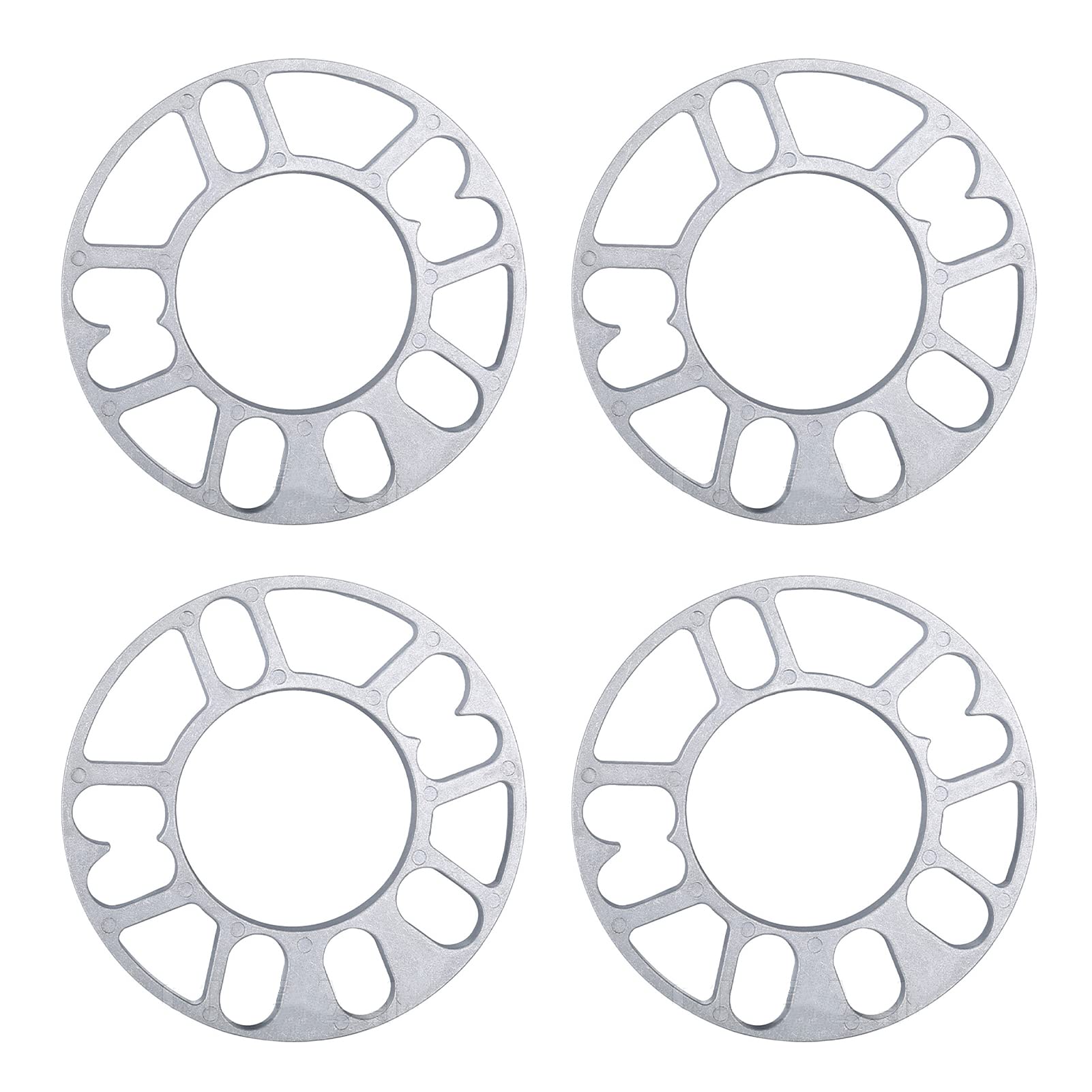 Distanziali Ruote Auto Simme di binari del mozzo 4pcs allargati 4 5 Stampo STACO AUTOLLA AULINO AUPICA Piace ET 5MM 8MM 10 MM Adattatore Universale modificato(10mm)