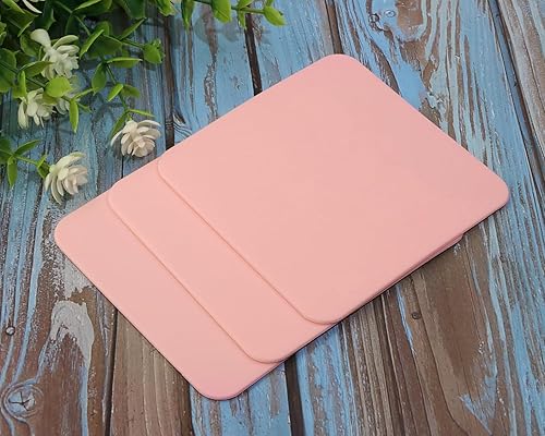 Miniatura 6 de Mini Skater Posavasos cuadrados de silicona de 3.9 x 3.9 x 0.1 in, para bebidas, mesa de café, té (rosa)