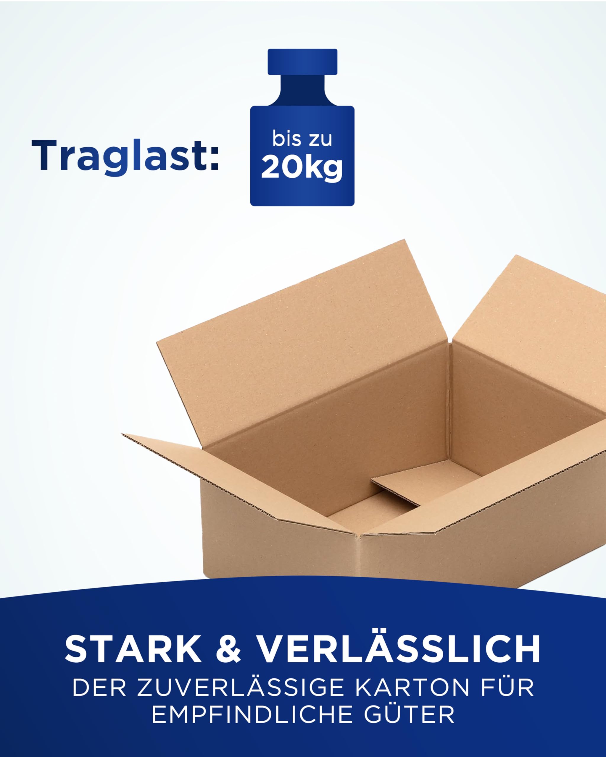 KK Verpackungen Versandkartons 350 x 240 x 150 mm Braun 1-wellig (Innenmaß 344 x 237 x 139 mm) | 150 Stück, Faltkartons Kartons für Versand als DHL Päckchen M DPD Hermes GLS Paketklasse S (KK25)