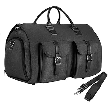 duffel bag with hanging rack
