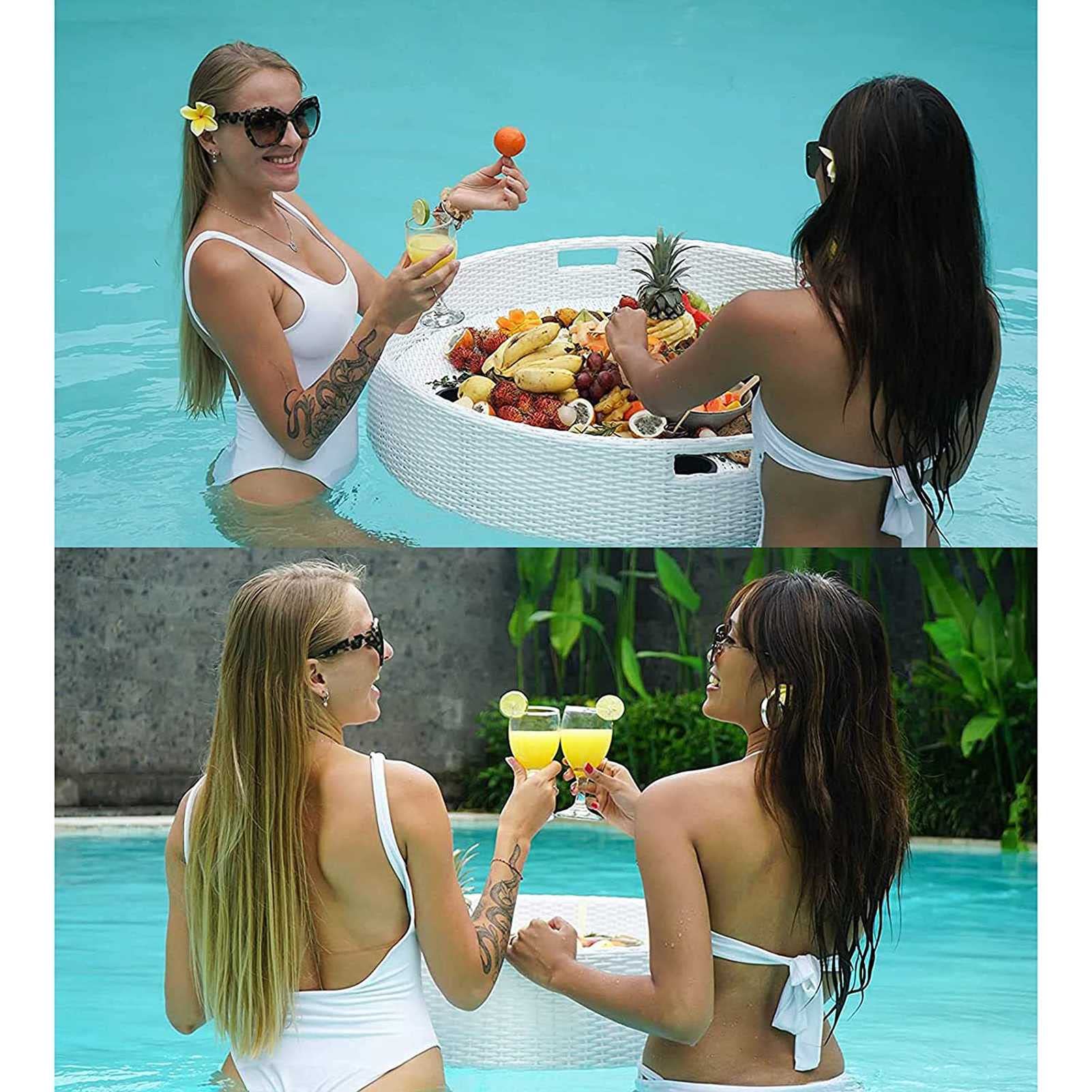 Schwimmbecken-Schwimmreifen for Erwachsene for Sandbänke, Spas, Bäder und Partys, Hochzeitsfotografie, Fotoshootings(60CM(23.6INCH))