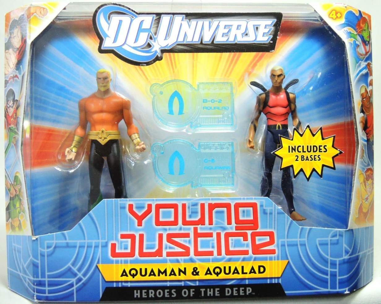 UNO DC Universe Young Justice Aquaman And Aqualad Figure 2-Pack