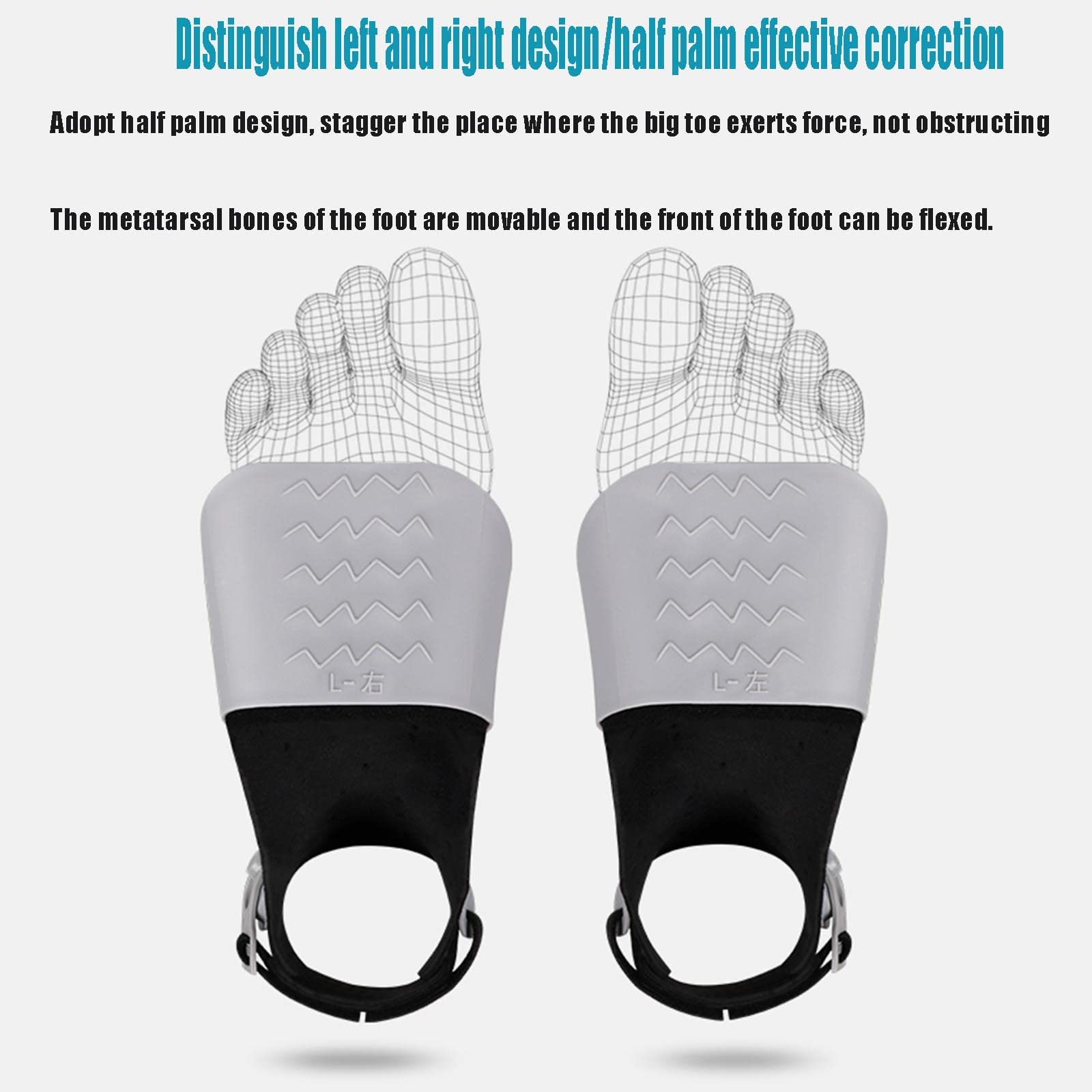 Ortesis De Estabilidad De Soporte De Caída De Pie, Soporte De Ortesis De Pie De Tobillo con Bolsa De Aire Inflable para Zapatos De Hemiplejía, Estabilizador De Pie para Caminar,A/Left,M